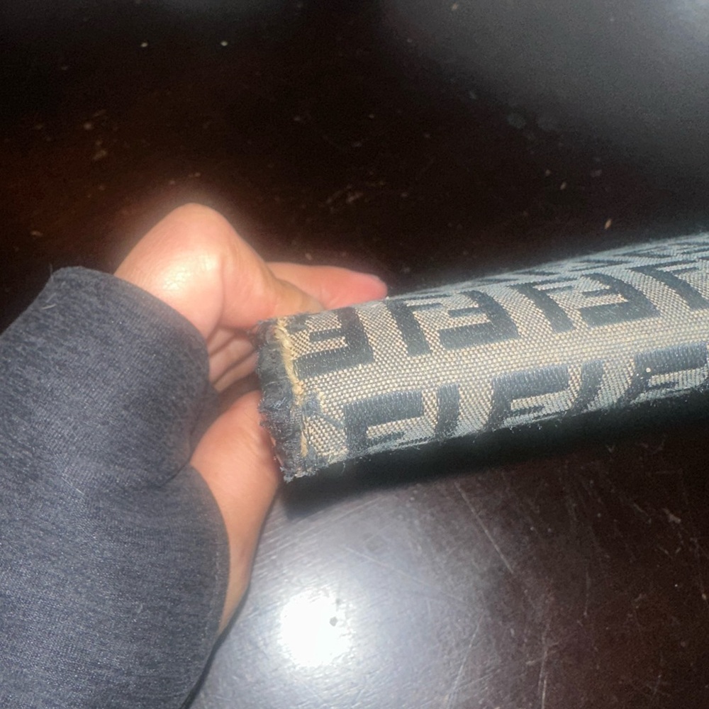 Fendi Black and Brown Monogram Clutch - Picture 4 of 9